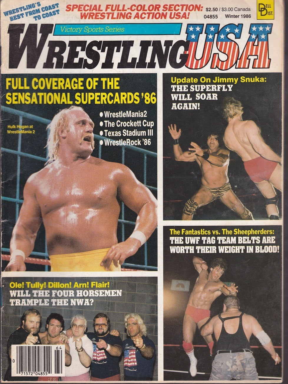 Wrestling USA Winter 1986 Magazine PWcatalog