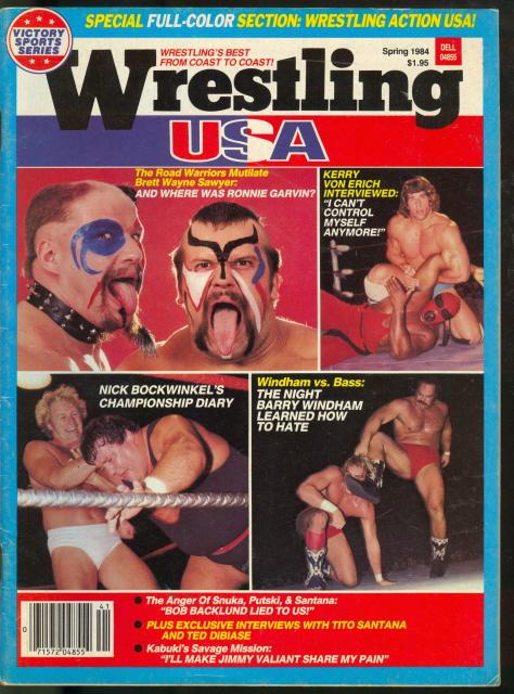 Wrestling USA 1984 Magazine PWcatalog