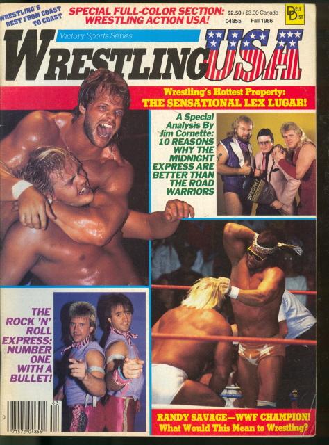 Wrestling USA 1986 Magazine PWcatalog