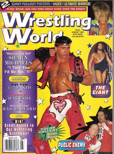 Wrestling World August 1996 Magazine PWcatalog