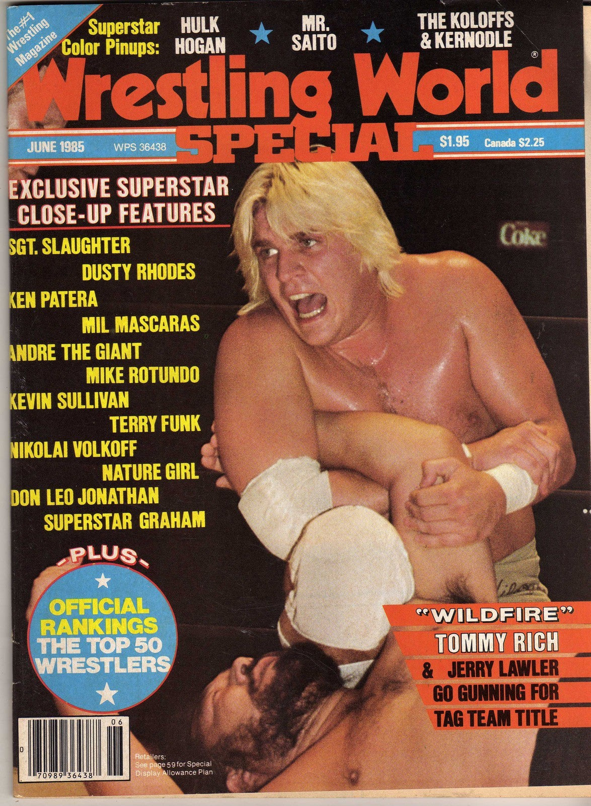 Wrestling World June 1985 Magazine PWcatalog