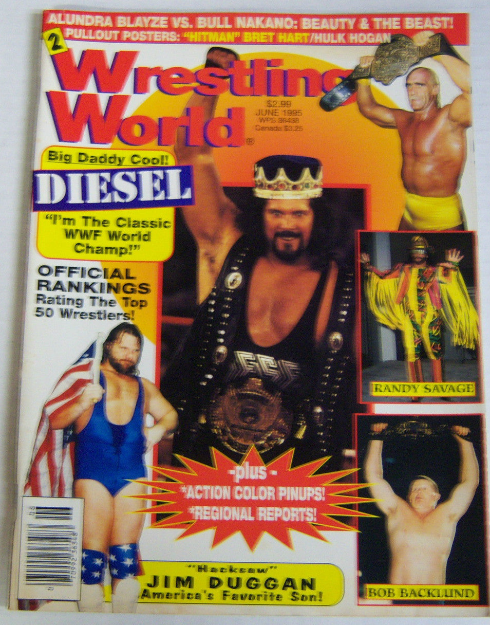 Wrestling World June 1995 Magazine PWcatalog