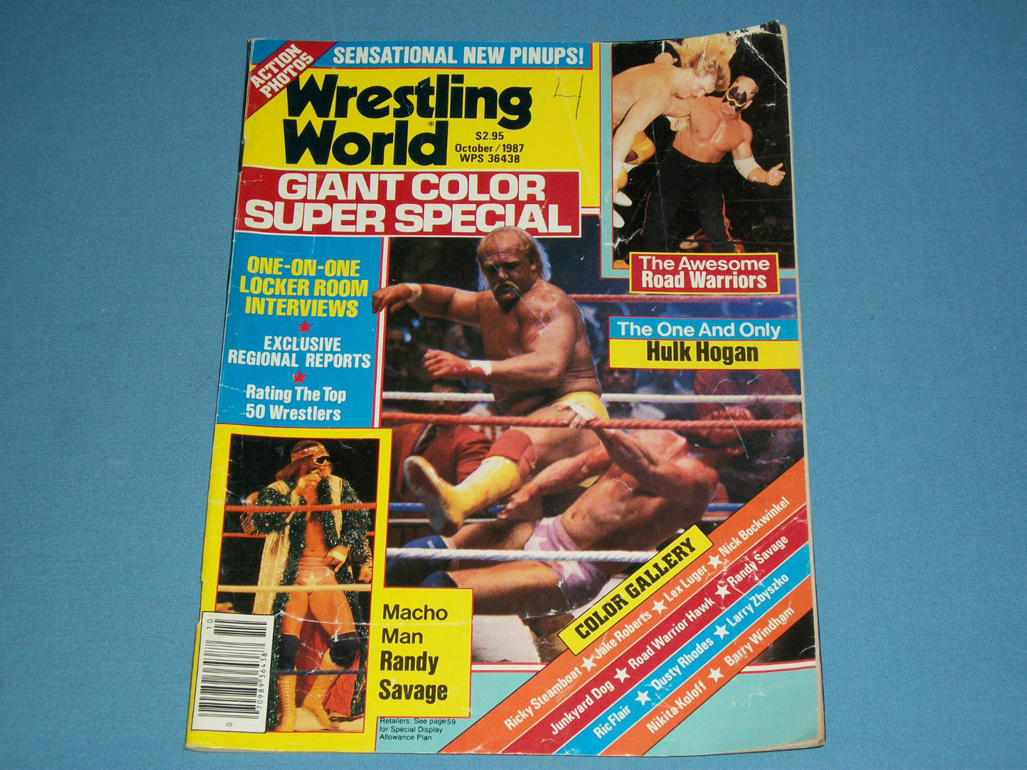 Wrestling World October 1987 Magazine PWcatalog