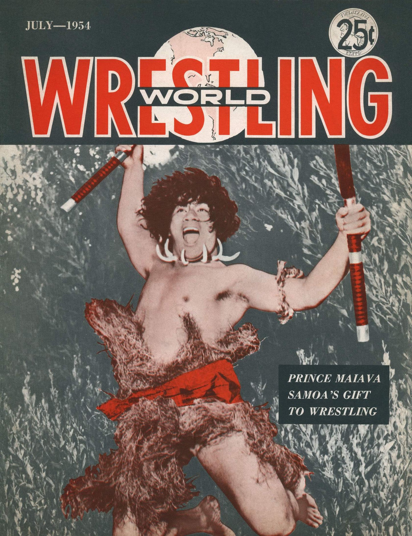 Wrestling World July 1954 Magazine PWcatalog