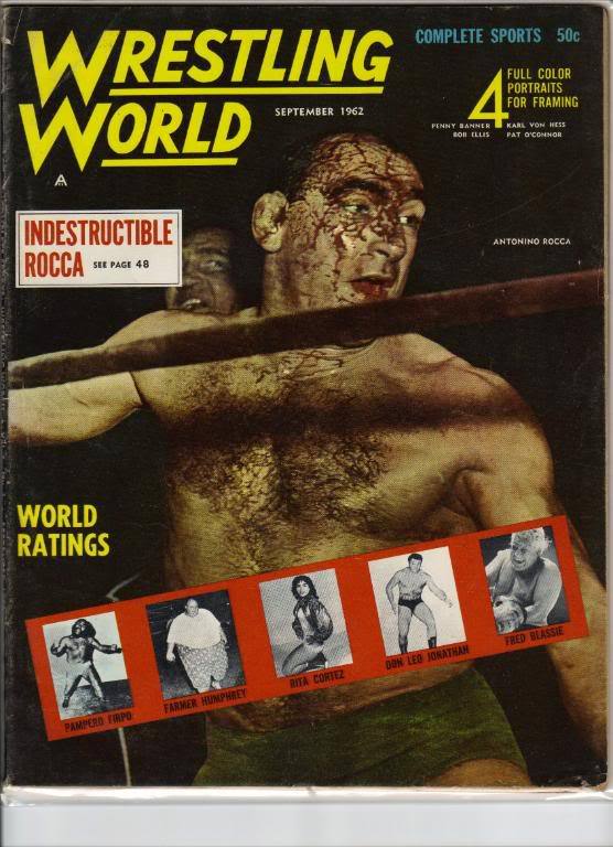 Wrestling World September 1962 Magazine PWcatalog