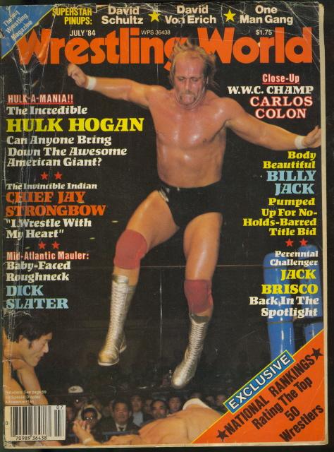 Wrestling World July 1984 Magazine PWcatalog
