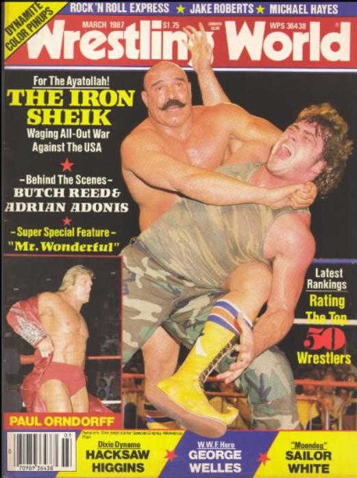 Wrestling World March 1987 Magazine PWcatalog