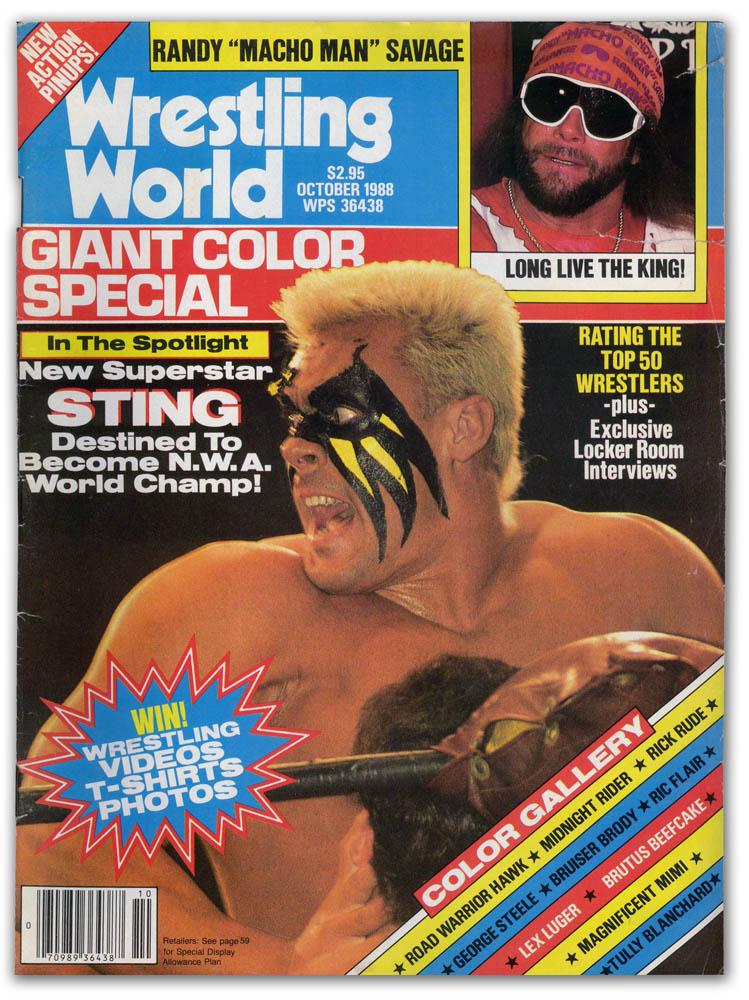 Wrestling World October 1988 Magazine PWcatalog