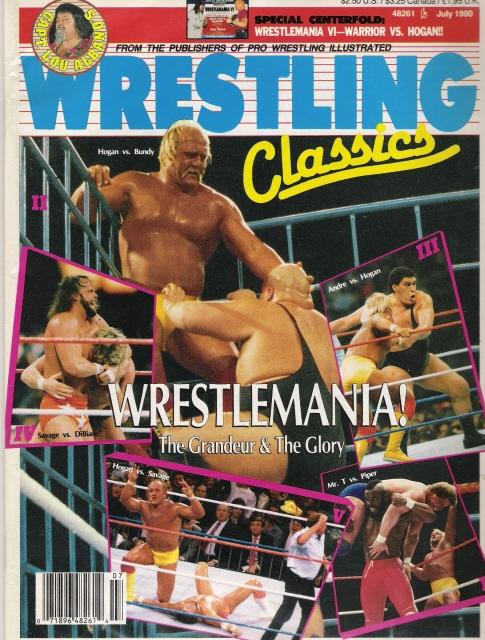 Wrestling classcis July 1990 Magazine PWcatalog