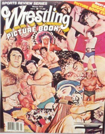 Wrestling picture book March 1977 Magazine PWcatalog