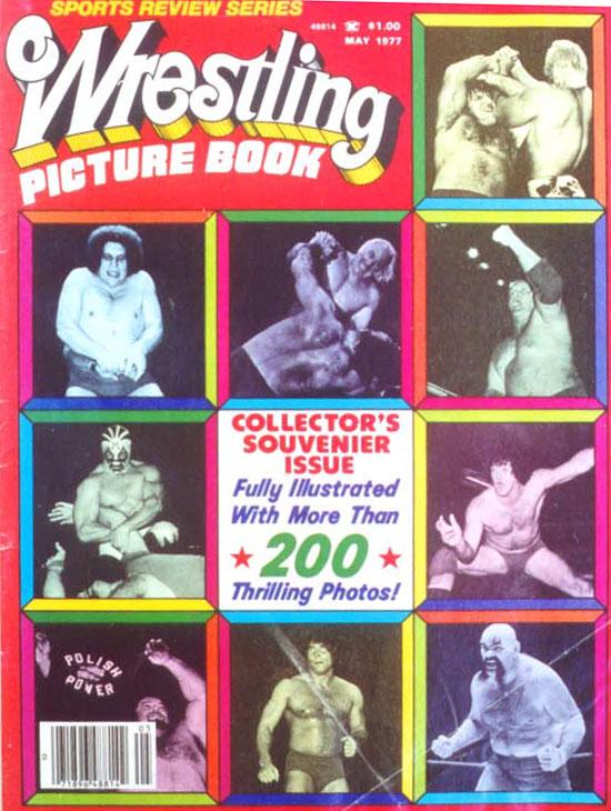 Wrestling picture book May 1977 Magazine PWcatalog