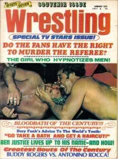 Wrestling tv stars January 1973 Magazine PWcatalog