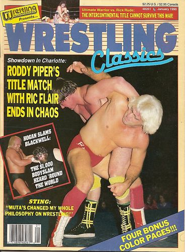 Wrestling classcis January 1990 Magazine PWcatalog