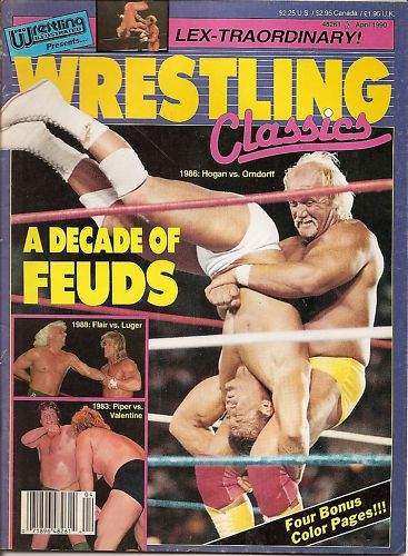 Wrestling classcis April 1990 Magazine PWcatalog