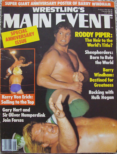 Wrestlings Main Event August 1983 Magazine PWcatalog