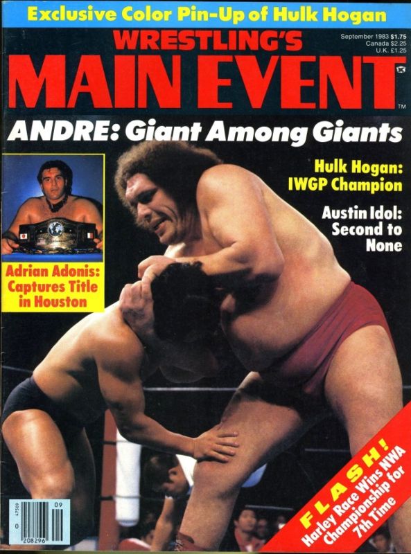 Wrestlings Main Event September 1983 Magazine PWcatalog