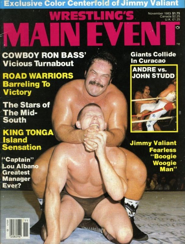 Wrestlings Main Event November 1983 Magazine PWcatalog