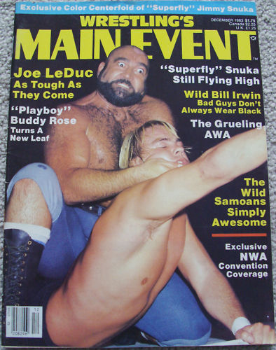 Wrestlings Main Event December 1983 Magazine PWcatalog