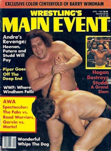 Wrestlings Main Event April 1985 Magazine PWcatalog