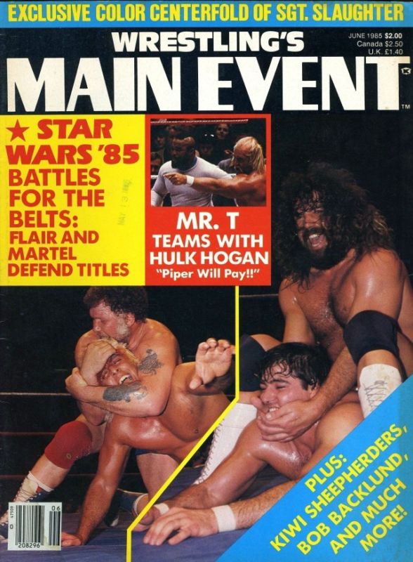 Wrestlings Main Event June 1985 Magazine PWcatalog