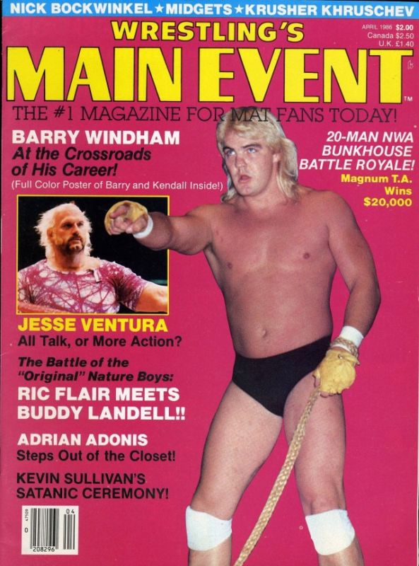 Wrestlings Main Event April 1986 Magazine PWcatalog