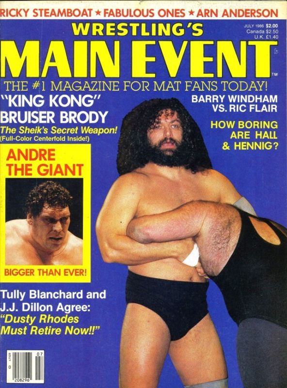 Wrestlings Main Event July 1986 Magazine PWcatalog