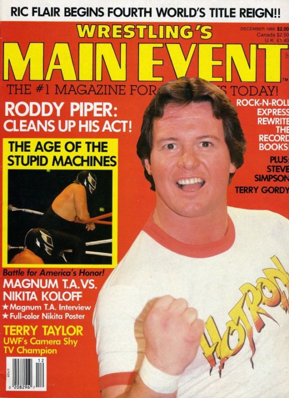 Wrestlings Main Event December 1986 Magazine PWcatalog