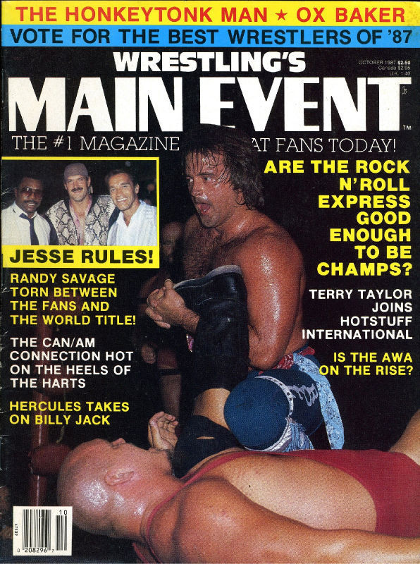 Wrestlings Main Event October 1987 Magazine PWcatalog