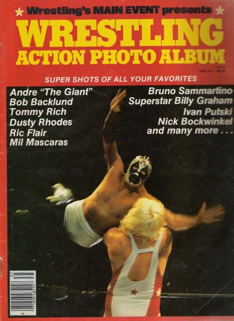 Wrestlings Main Event Action Photo AlbumJanuary 1982 Magazine PWcatalog