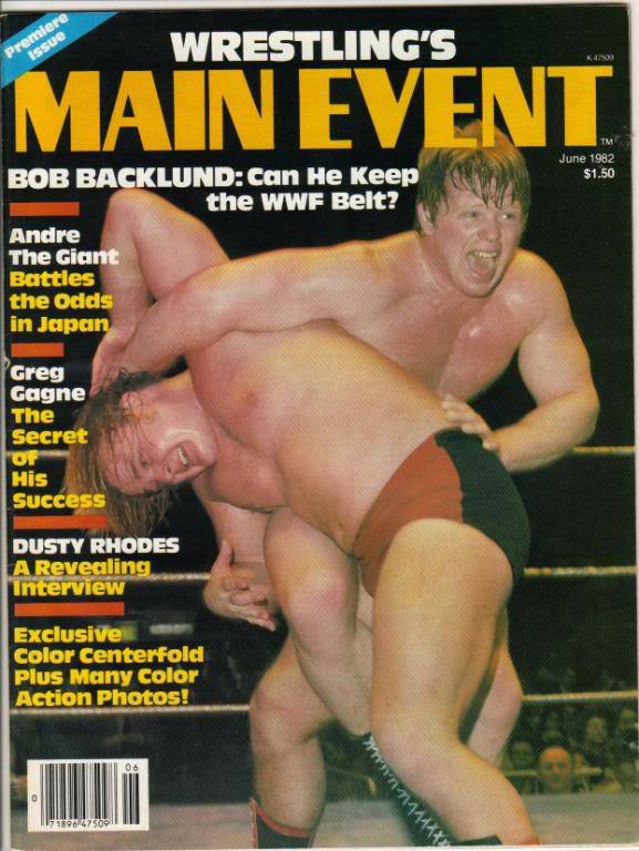 Wrestlings Main Event June 1982 Magazine PWcatalog