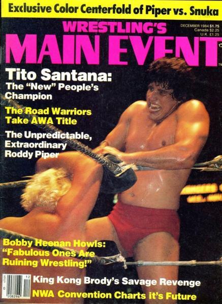 Wrestlings Main Event December 1984 Magazine PWcatalog