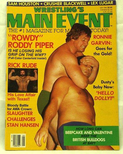 Wrestlings Main Event May 1986 Magazine PWcatalog