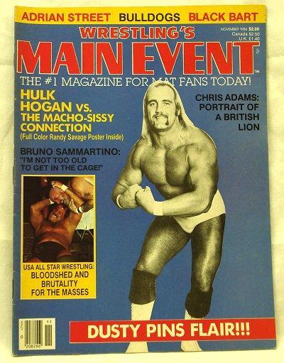 Wrestlings Main Event November 1986 Magazine PWcatalog