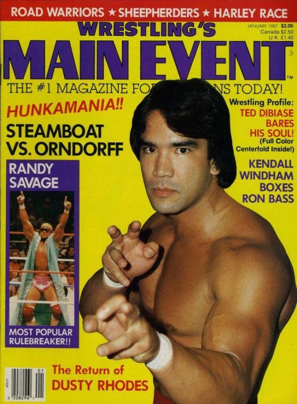 Wrestlings Main Event January 1987 Magazine PWcatalog