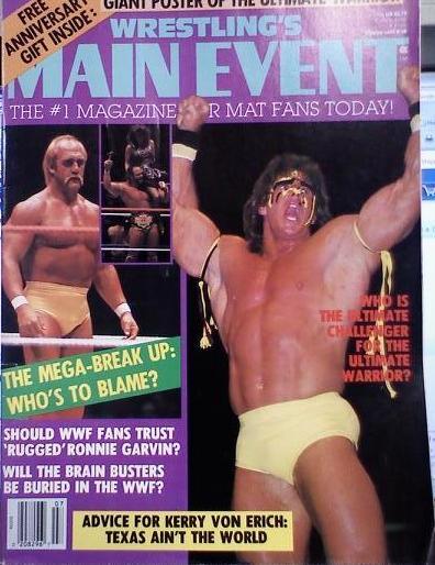 Wrestlings Main Event July 1989 Magazine PWcatalog