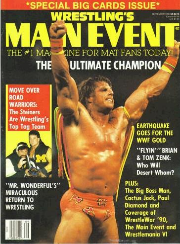 Wrestlings Main Event September 1990 Magazine PWcatalog