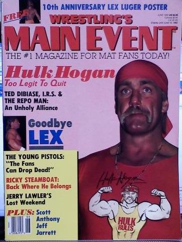 Wrestlings Main Event June 1992 Magazine PWcatalog