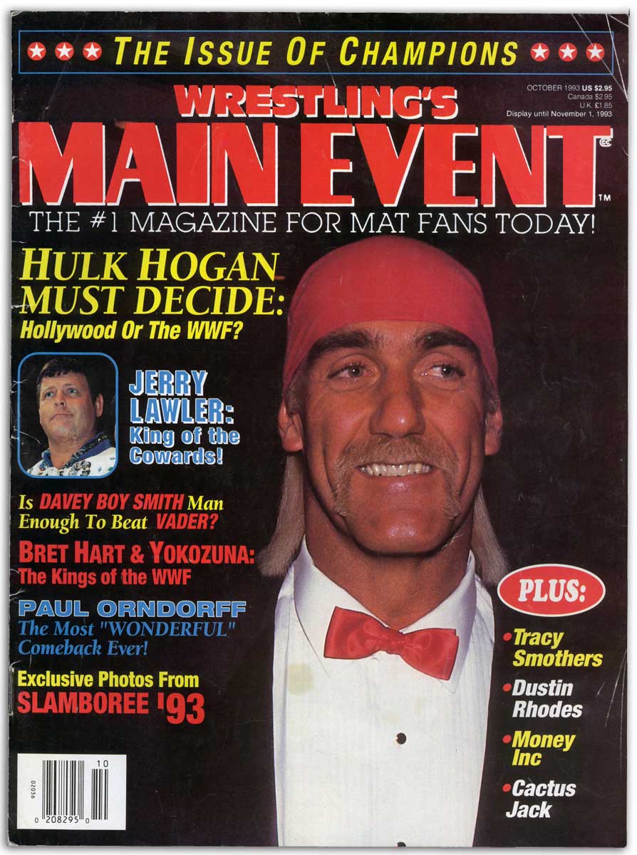 Wrestlings Main Event October 1993 Magazine PWcatalog
