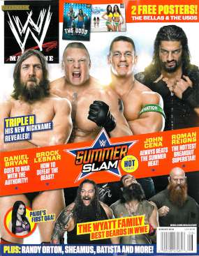 WWE Magazine August 2014 Magazine PWcatalog