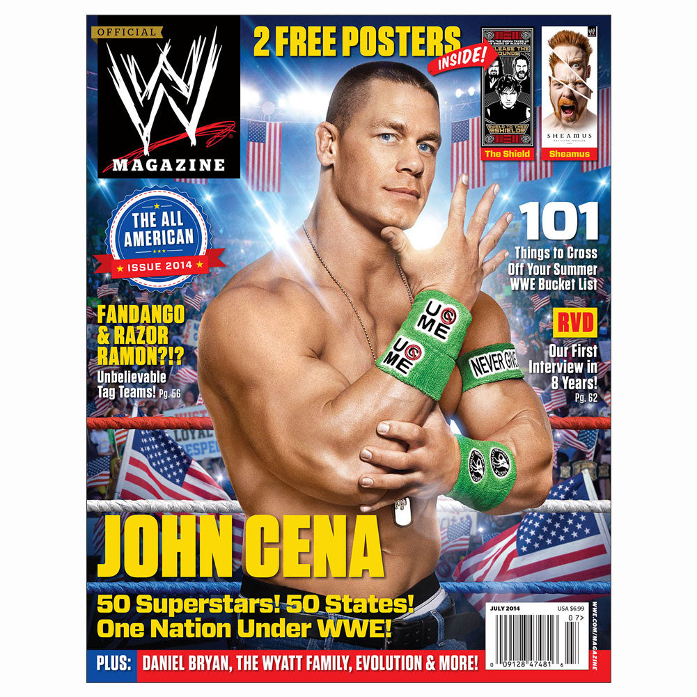 WWE Magazine July 2014 Magazine PWcatalog