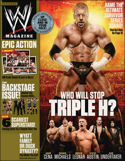 WWE Magazine November 2013 Magazine PWcatalog