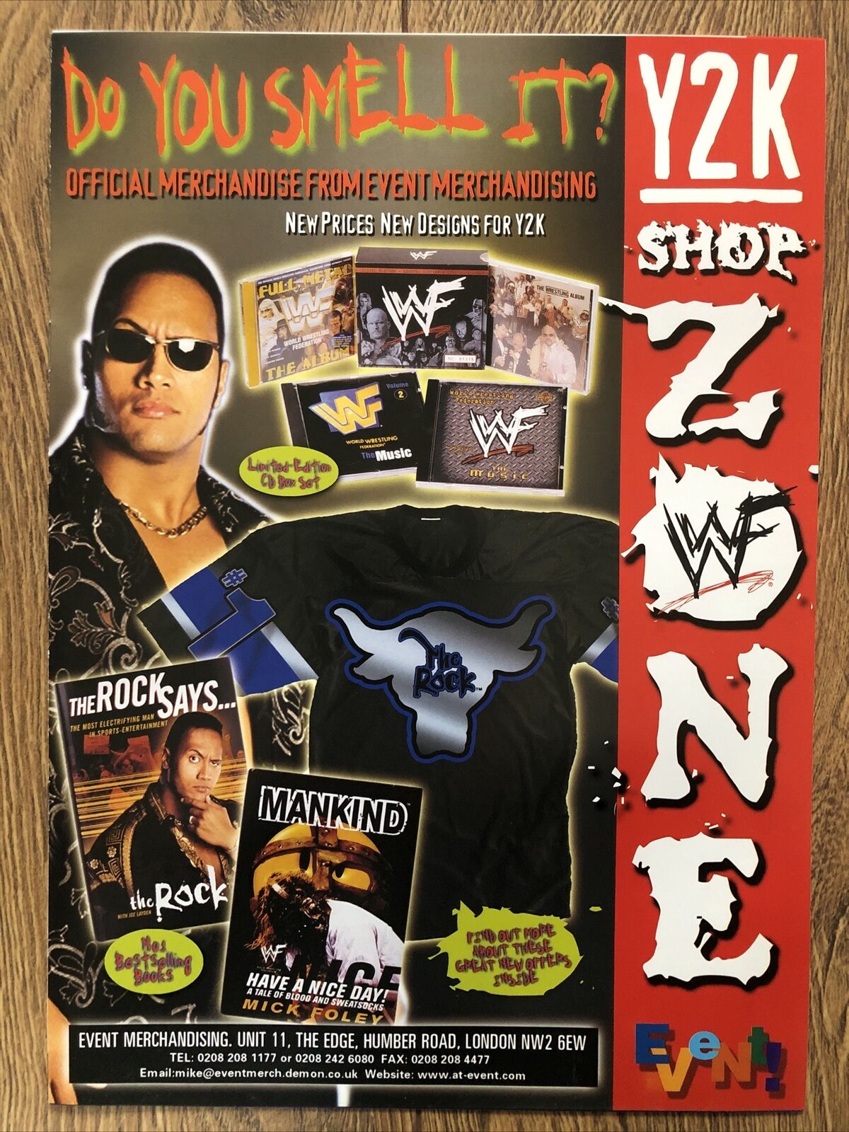 WWF Catalog Y2K Shop Zone 2000 Magazine PWcatalog