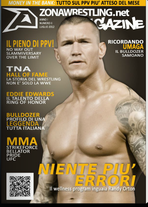 Zona Wrestling Magazine July 2012 Magazine PWcatalog