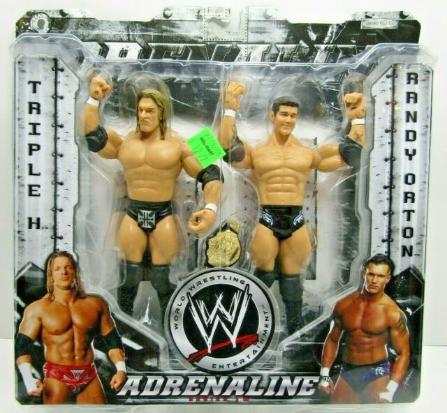 WWE Jakks Pacific Adrenaline 10 Triple H & Randy Orton Action & Toy Figures PWcatalog