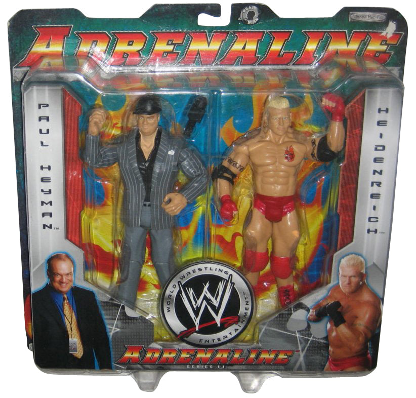 WWE Jakks Pacific Adrenaline 11 Paul Heyman & Heidenreich Action & Toy Figures PWcatalog