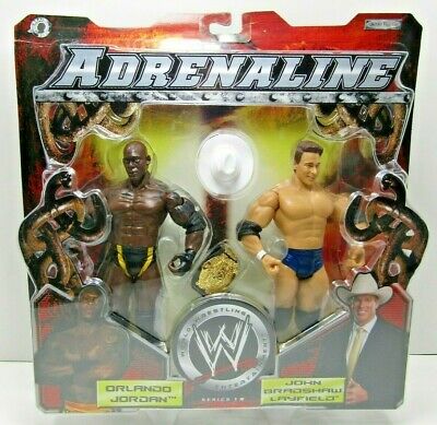 WWE Jakks Pacific Adrenaline 12 Orlando Jordan & John Bradshaw Layfield Action & Toy Figures PWcatalog