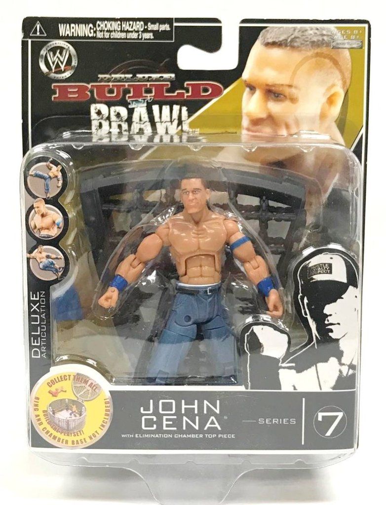 WWE Jakks Pacific Deluxe Build 'N' Brawl 7 John Cena Action & Toy Figures PWcatalog
