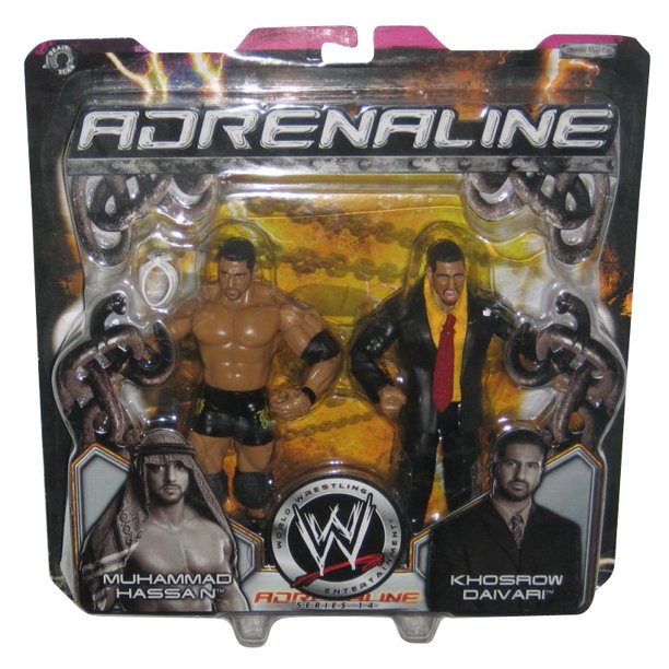 WWE Jakks Pacific Adrenaline 14 Muhammad Hassan & Khosrow Daivari Action & Toy Figures PWcatalog
