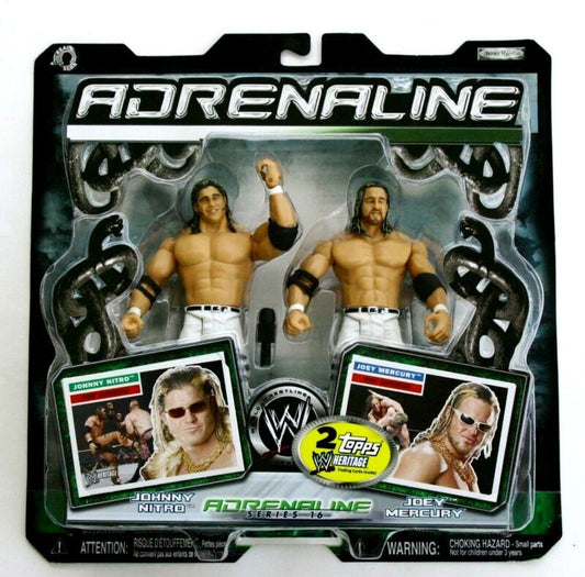 WWE Jakks Pacific Adrenaline 16 Johnny Nitro & Joey Mercury Action & Toy Figures PWcatalog