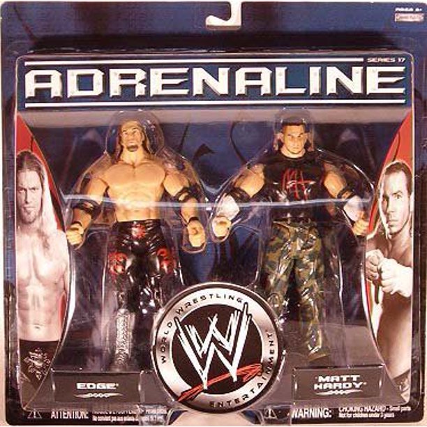 WWE Jakks Pacific Adrenaline 17 Edge & Matt Hardy Action & Toy Figures PWcatalog